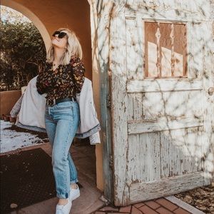 Lost + Wander Wallflower Smocked Top